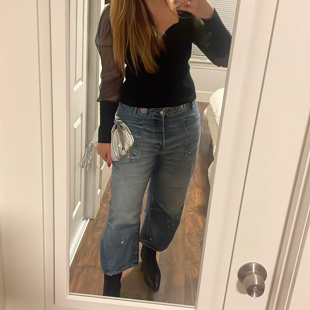 We The Free Moxie Pull-On Barrel Jeans